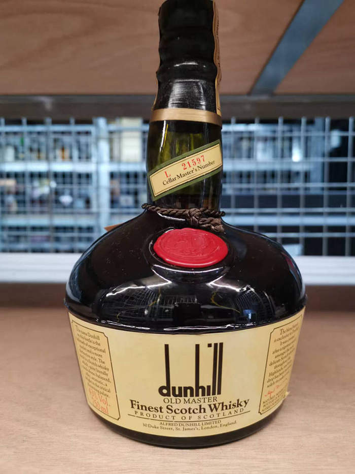 dunhill洋酒 K62]=〓时代经典〓80-90年代老苏威登喜路大师精选威士忌Dunhill 威士忌=