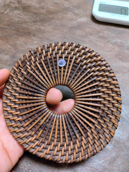 【流】煎茶道具 藤編瓶敷 JK912